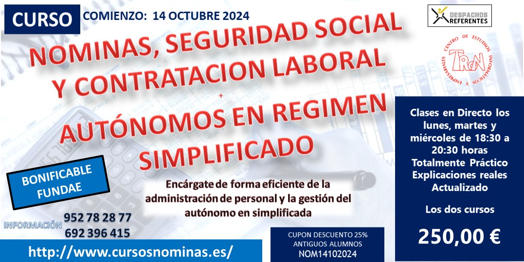 Curso Nóminas, Seguridad Social